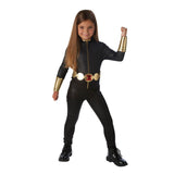 New Costume Child  Cute Black Widow Grand Heritage Girls costume 3pcs/1set suitable 3-9years