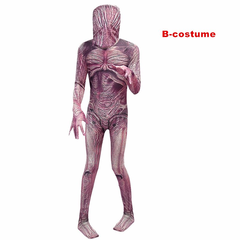 skin Demogorgon Halloween Costume for Kids Stranger Things funny Character fornite Scary Fortress Cosplay Carnival costume Party