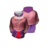 2022 New Hocus Pocus 2 Movie Winifred Mary Sarah Unisex Adult Cosplay 3D Print Hoodies Sweatshirt Pullover
