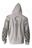 Hot Topic Moon Knight Hoodie Khonsu Movie Unisex Adult Cosplay 3D Print Zip Up Sweatshirt Jacket