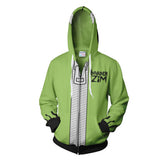 Invader Zim: Enter the Florpus Movie Alien Irken Race Zim Unisex Adult Cosplay Zip Up 3D Print Hoodies Jacket Sweatshirt