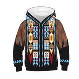 Kids Indian Skull Hoodie National Elements Series Eagle Cosplay 3D Printed Pullover Sweatshirt