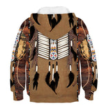 Kids Indian Skull Hoodie National Elements Series Eagle Cosplay 3D Printed Pullover Sweatshirt