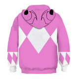 Kids Power Rangers TV Kimberly Ann Hart Pink Ranger Cosplay 3D Printed Hoodie Pullover Sweatshirt