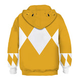 Kids Power Rangers TV Trini Kwan Yellow Ranger Cosplay 3D Printed Hoodie Pullover Sweatshirt