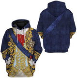 King Louis Xiv Historical Figure Unisex 3D Printed Hoodie Pullover Sweatshirt