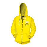 Little Nightmares Costume Game Six A Hungry Young Girl Yellow Raincoat Unisex Adult Cosplay Zip Up 3D Print Hoodies Jacket Sweatshirt