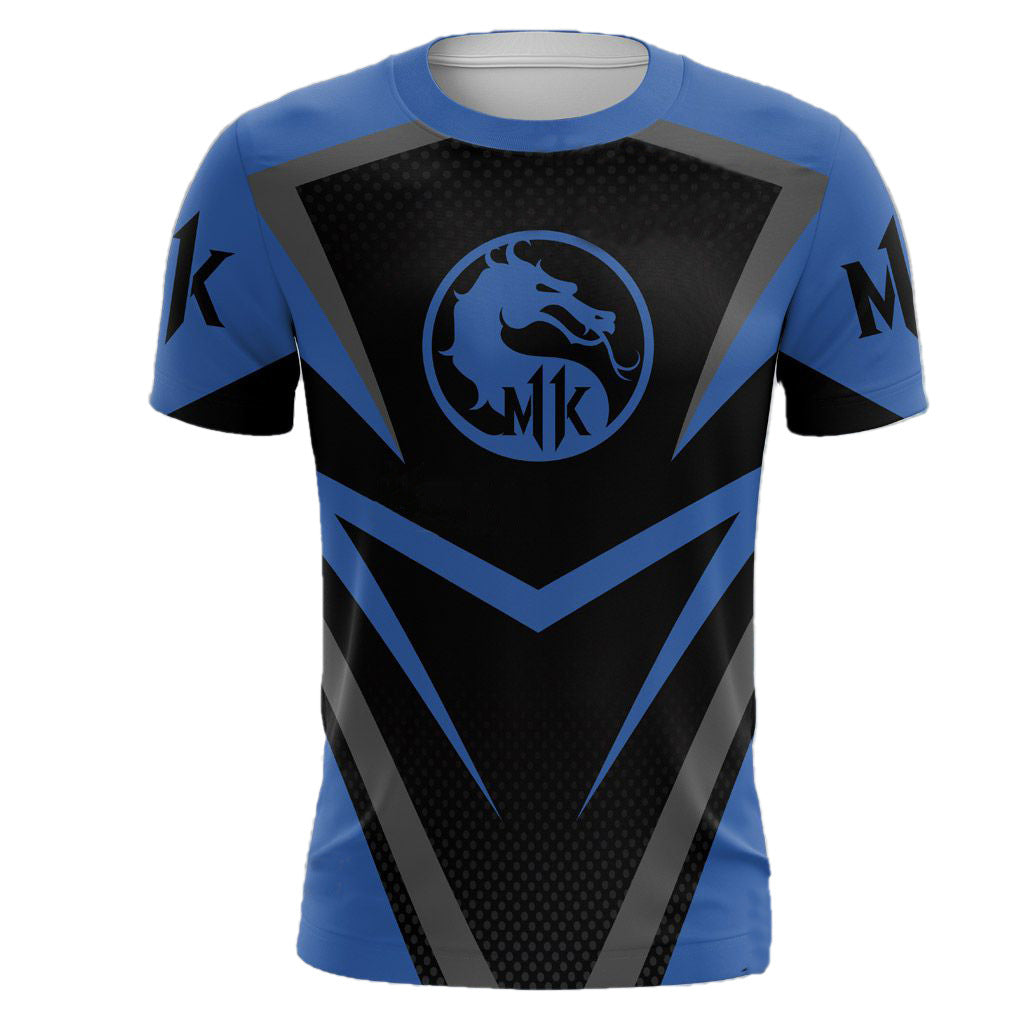 Mortal Kombat 11 Game Sub-zero Blue Cosplay Unisex 3D Printed Tshirt
