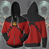 D-C Comics Jason Todd Red Hood Robin Cosplay Adult Unisex 3D Printed Hoodie Sweatshirt Jacket With Zipper