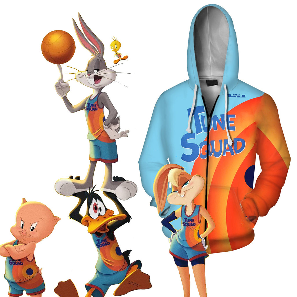Space Jam: A New Legacy Cosplay Costume Hoodie Pants 3D Printed Hooded Coat Polyester Sportswear Shirt