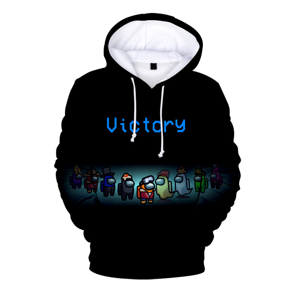 Kids Style-22 Impostor Crewmate Among Us Cartoon Game Victory Unisex 3D Printed Hoodie Pullover Sweatshirt