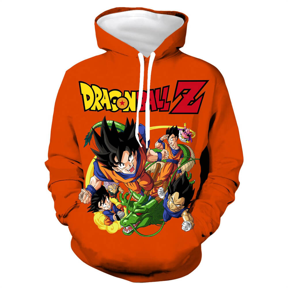 Dragon Ball Anime Son Goku Kakarotto 50 Unisex Adult Cosplay 3D Printed Hoodie Pullover Sweatshirt