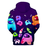 Kids Style-24 Impostor Crewmate Among Us Cartoon Game Unisex 3D Printed Hoodie Pullover Sweatshirt