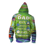 Rick and Morty Cartoon Rick Sanchez Morty Smith Pickle Rick Unisex Adult Cosplay Zip Up 3D Print Hoodies Jacket Sweatshirt