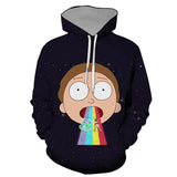 Rick and Morty Cartoon Rick Sanchez Morty Smith 21 Unisex Adult Cosplay 3D Print Hoodies Jacket Sweatshirt