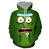 Rick and Morty Cartoon Alien Parasite 22 Unisex Adult Cosplay 3D Print Hoodies Jacket Sweatshirt