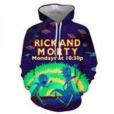 Rick and Morty Cartoon Rick Sanchez Morty Smith 4 Unisex Adult Cosplay 3D Print Hoodies Jacket Sweatshirt