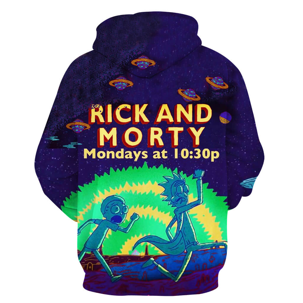 Rick and Morty Cartoon Rick Sanchez Morty Smith 25 Unisex Adult Cosplay 3D Print Hoodies Jacket Sweatshirt