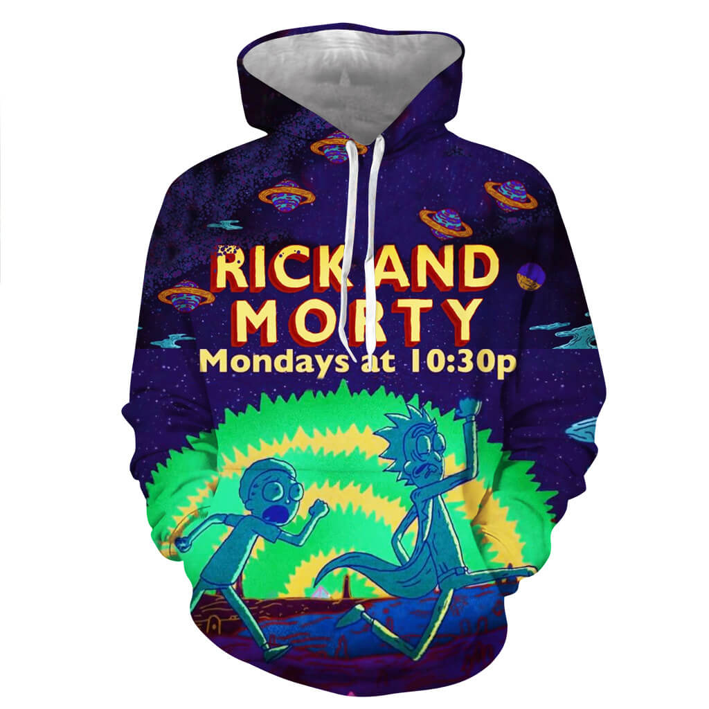 Rick and Morty Cartoon Rick Sanchez Morty Smith 25 Unisex Adult Cosplay 3D Print Hoodies Jacket Sweatshirt