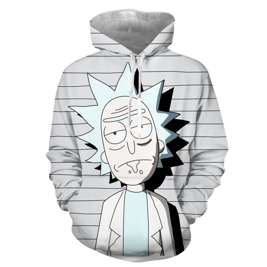 Rick and Morty Cartoon Rick Sanchez Morty Smith 26 Unisex Adult Cosplay 3D Print Hoodies Jacket Sweatshirt