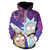 Rick and Morty Cartoon Rick Sanchez Morty Smith 32 Unisex Adult Cosplay 3D Print Hoodies Jacket Sweatshirt