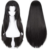 Game Naraka: Bladepoint -Kurumi Cosplay Black Wig Heat Resistant Synthetic Hair Carnival Halloween Party Props