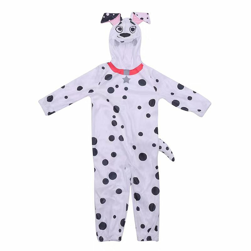 Delightful One Hundred and One Dalmatians Costume Cosplay Halloween Costume for Kids
