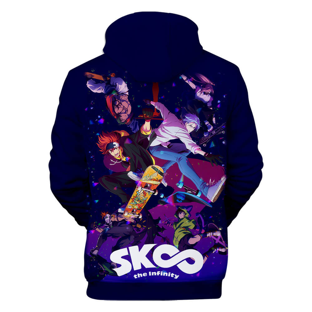 SK¡Þ Anime SK8 the Infinity Hardcore Skaters All Roles Unisex Adult Cosplay 3D Print Hoodie Pullover Sweatshirt