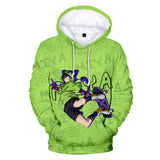 SK¡Þ Anime SK8 the Infinity Hardcore Skaters Miya Chinen Green Unisex Adult Cosplay 3D Print Hoodie Pullover Sweatshirt