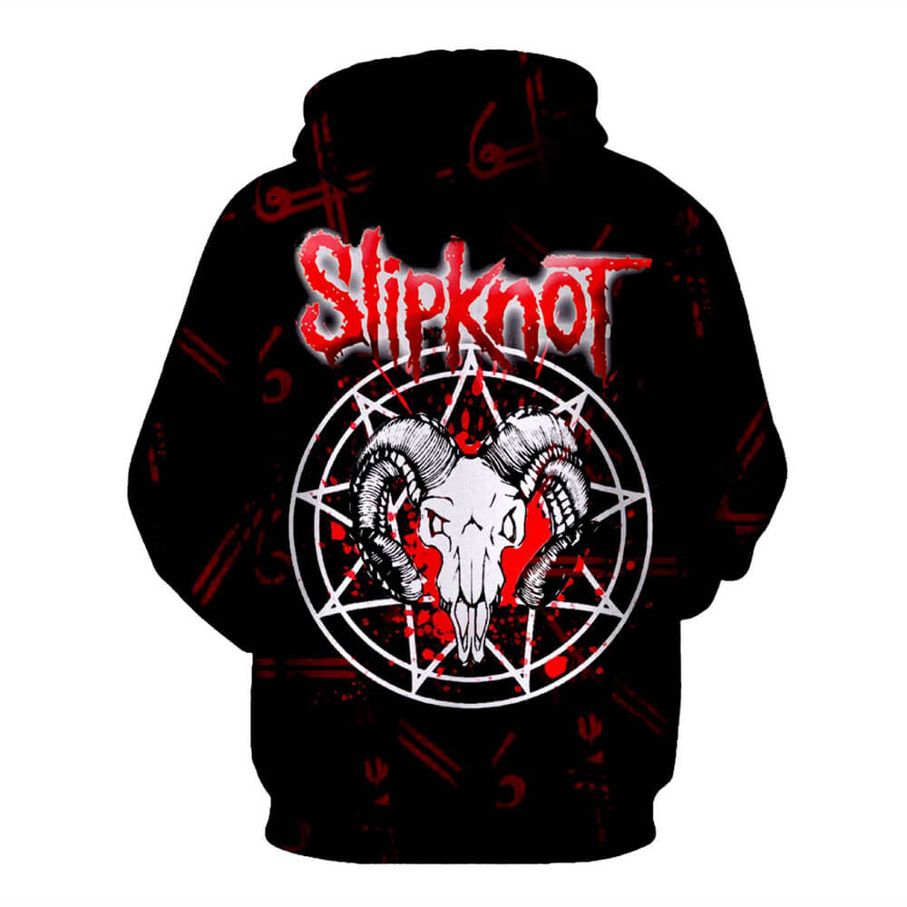 Slipknot Heavy Metal Band Iowa Sheep Head Unisex Adult Cosplay 3D Print Hoodie Pullover Sweatshirt