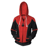 Spider-Man Movie Peter Benjamin Parker 11 Unisex Adult Cosplay Zip Up 3D Print Hoodies Jacket Sweatshirt