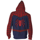 Spider-Man Movie Peter Benjamin Parker 6 Unisex Adult Cosplay Zip Up 3D Print Hoodies Jacket Sweatshirt