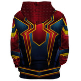 Spider-Man Movie Peter Benjamin Parker 2 Unisex Adult Cosplay 3D Print Hoodie Pullover Sweatshirt