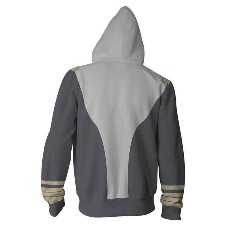 Star Trek II The Wrath of Khan TV Grey Uniform Unisex Adult Cosplay Zip Up 3D Print Hoodies Jacket Sweatshirt