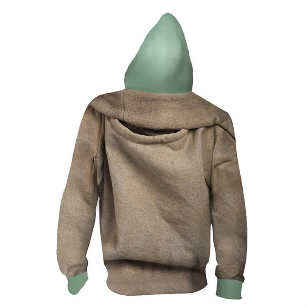 Star Wars Movie Master Yoda Grand Master of Jedi Order Unisex Adult Cosplay 3D Print Hoodie Pullover Sweatshirt