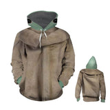 Star Wars Movie Master Yoda Grand Master of Jedi Order Unisex Adult Cosplay 3D Print Hoodie Pullover Sweatshirt