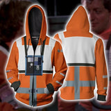 Star Wars Movie Wedge Antilles Luke Unisex Adult Zip Up 3D Print Hoodies Jacket Sweatshirt