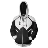 The Avengers Anime Moon knight Unisex Adult Cosplay Zip Up 3D Print Hoodies Jacket Sweatshirt