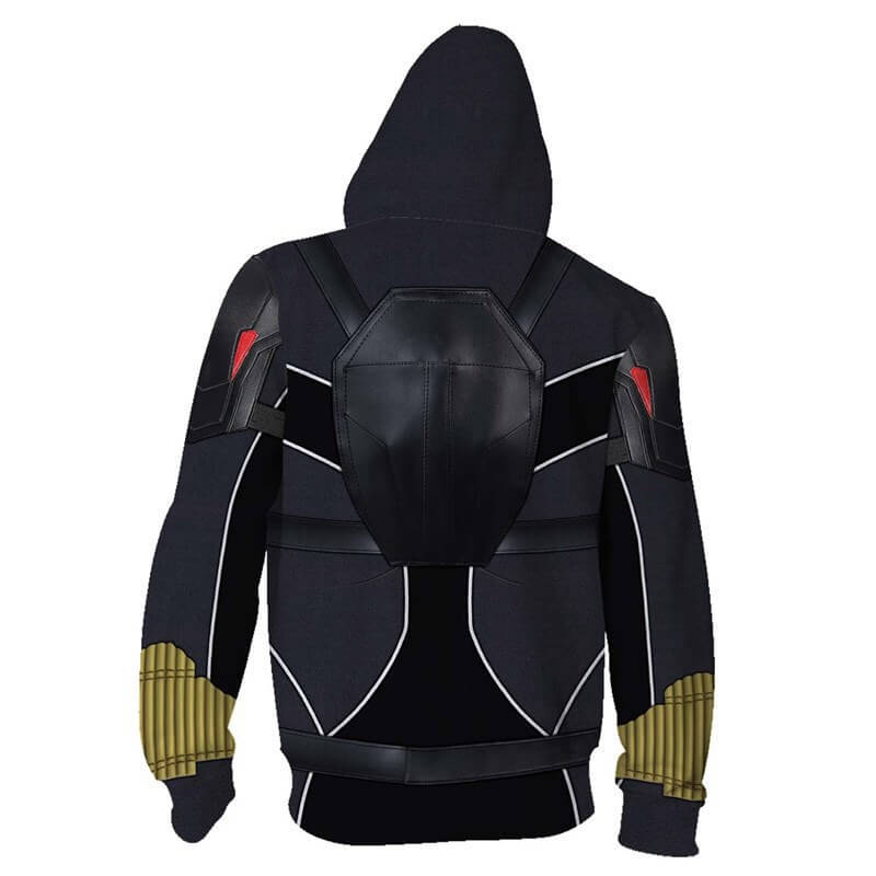 The Black Widow Movie Natasha Romanoff New Unisex Adult Cosplay Zip Up 3D Print Hoodies Jacket Sweatshirt