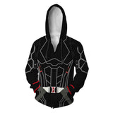 The Black Widow Movie Natasha Romanoff Unisex Adult Cosplay Zip Up 3D Print Hoodies Jacket Sweatshirt