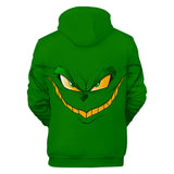 The Grinch Cartoon Movie Green Fur Hair Monster Christmas Mischief Joke 4 Unisex Adult Cosplay 3D Print Hoodie Pullover Sweatshirt