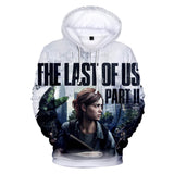 The Last of Us: Part 2 Game Abby Ellie Unisex Adult Cosplay 3D Print Hoodie Pullover Sweatshirt
