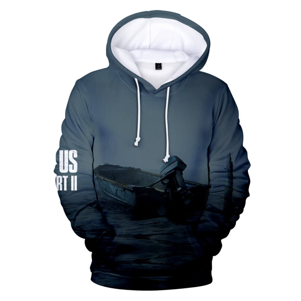 The Last of Us: Part 2 Game Abby Ellie Unisex Adult Cosplay 3D Print Hoodie Pullover Sweatshirt