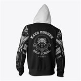 The Witcher Game White Ferocious Wolf Cosplay Unisex 3D Printed Hoodie Sweatshirt Pullover