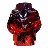 Venom Movie Brock Eddie 17 Unisex Adult Cosplay 3D Print Hoodie Pullover Sweatshirt