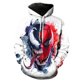 Venom Movie Brock Eddie 15 Unisex Adult Cosplay 3D Print Hoodie Pullover Sweatshirt