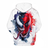 Venom Movie Brock Eddie 14 Unisex Adult Cosplay 3D Print Hoodie Pullover Sweatshirt