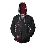 Venom Movie Brock Eddie 20 Unisex Adult Cosplay Zip Up 3D Print Hoodies Jacket Sweatshirt