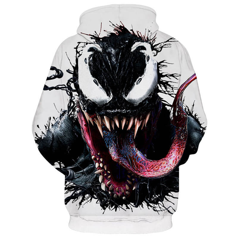 Venom Movie Brock Eddie 9 Unisex Adult Cosplay 3D Print Hoodie Pullover Sweatshirt