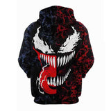 Venom Movie Brock Eddie 12 Unisex Adult Cosplay 3D Print Hoodie Pullover Sweatshirt